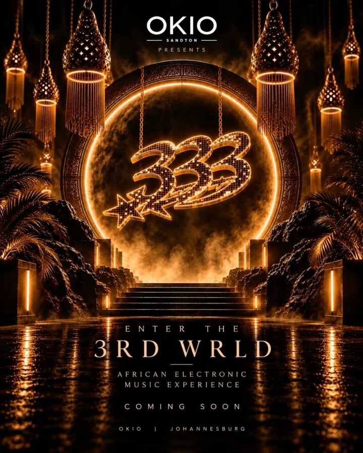 Enter the 3rd Wrld poster: a glowing 333 portal between hanging lanterns
